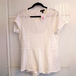 White peplum with cami incuded